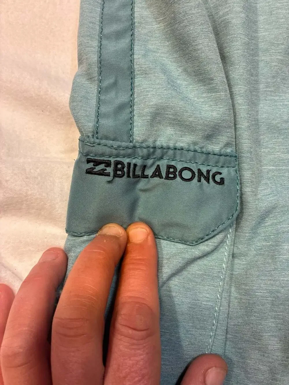 Billabong Originals Men's Board Shorts Teal Size 31 - Picture 4 of 14